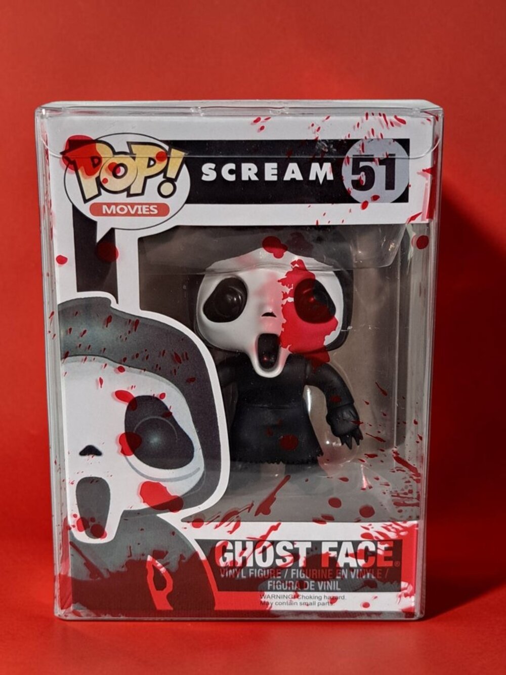 Funko Pop! Scream Ghost Face 51 Original  Vaulted mint red splatter